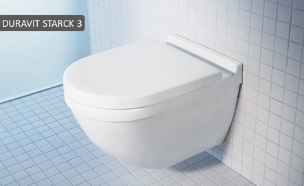 DURAVIT STARCK 3 WALL HUNG PAN